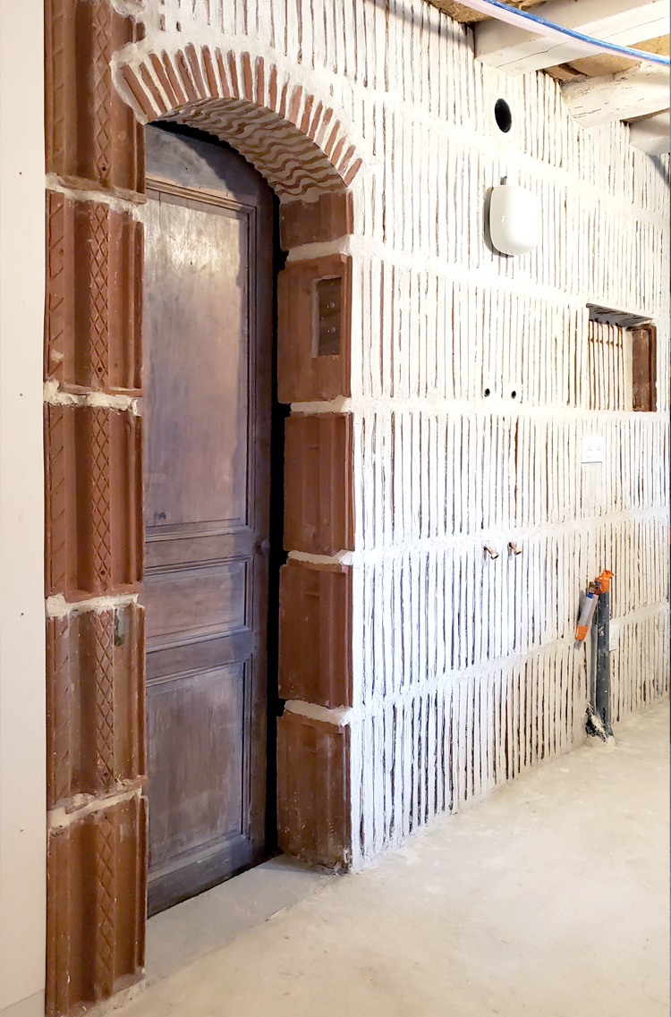 maison la rochette chantier paroi bois